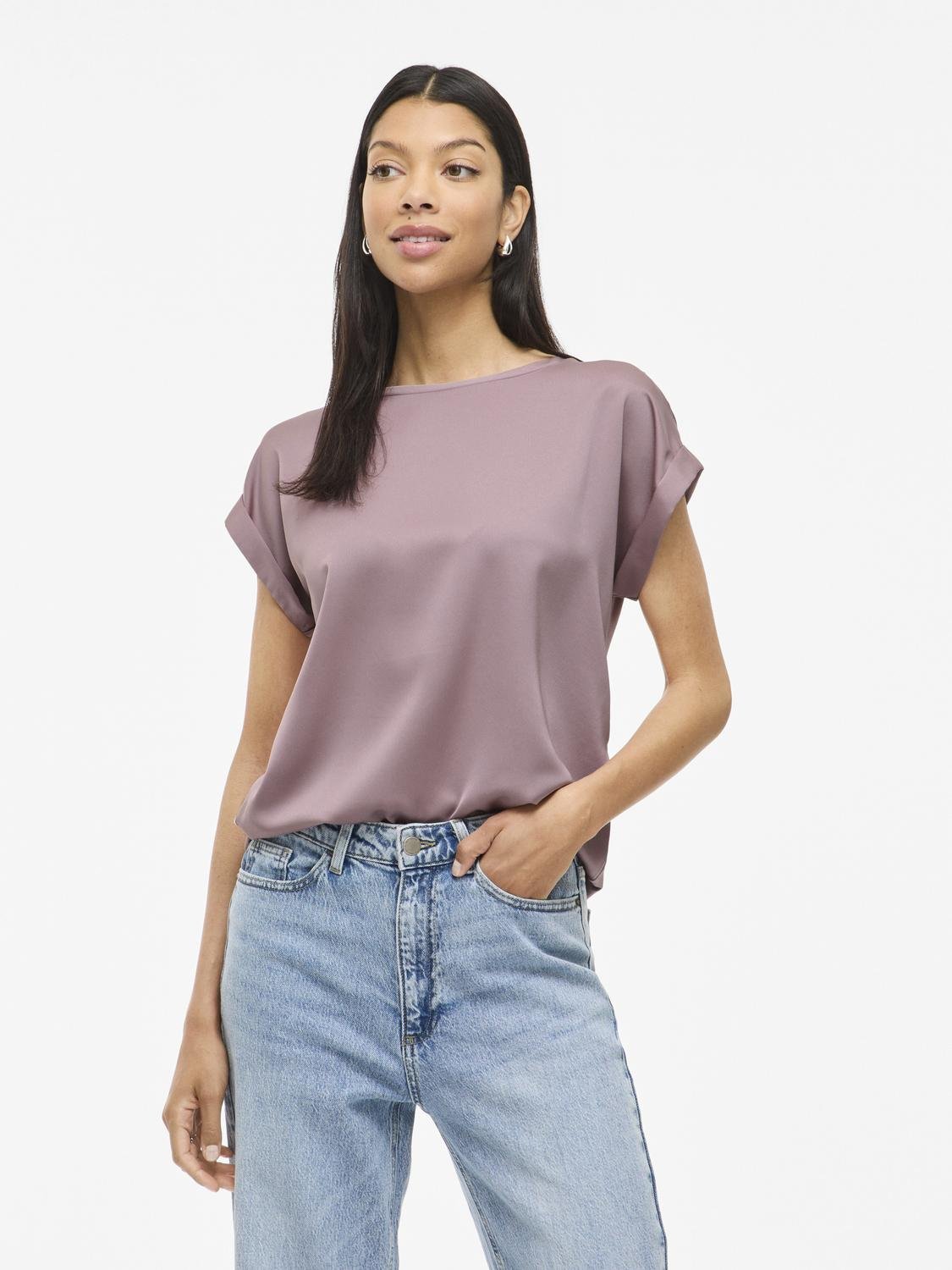 VIELLETTE Top - Toadstool - VERO MODA & VILA Bergvik